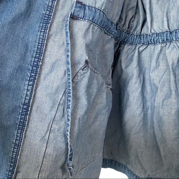 Forever 21 0X drawstring waist denim jacket EUC - Picture 6 of 7